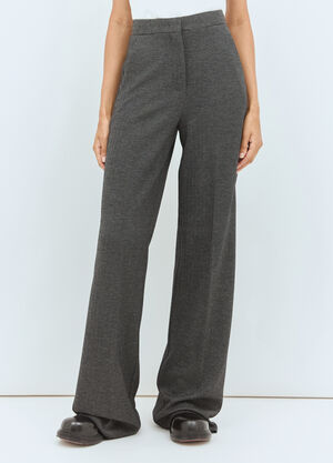 Max Mara 헤링본 팬츠 그레이 max0258017