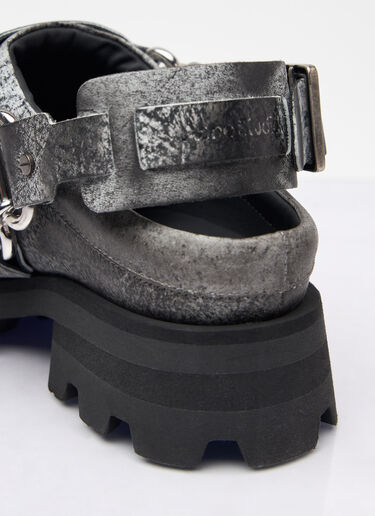 Acne Studios Leather Buckle Mules Black acn0158015