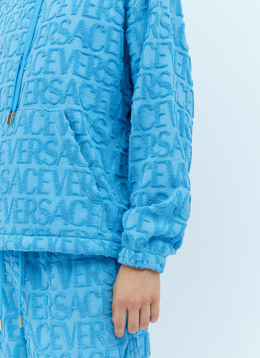 テリーロゴジャカードスウェットシャツ Versace テリーロゴジャカードスウェットシャツ ライトブルー ver0153011