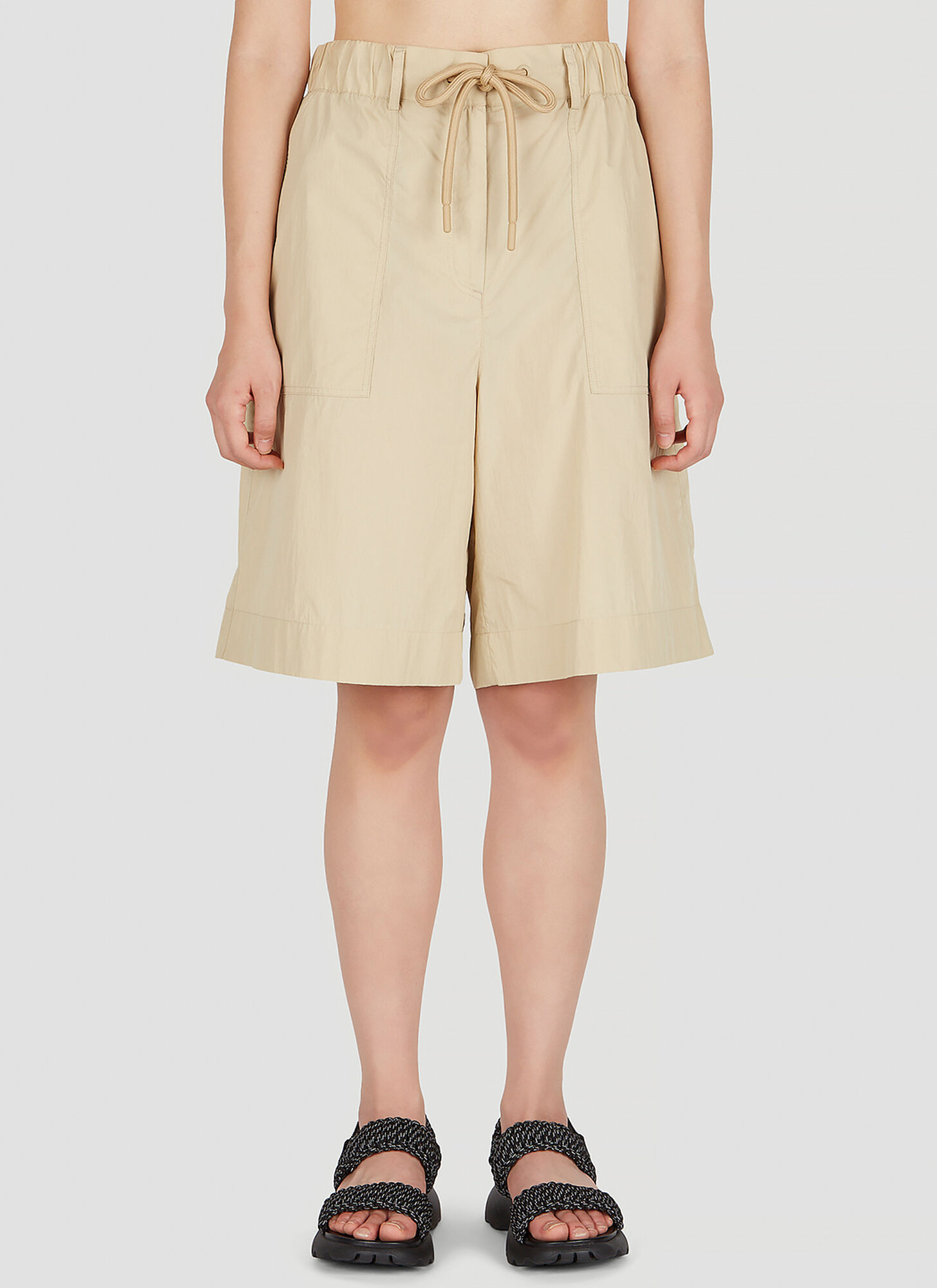 Shop Moncler Drawstring Shorts