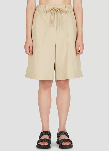 Drawstring Shorts Moncler Drawstring Shorts Beige mon0252019