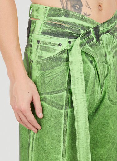 Wrap Jeans Ottolinger Wrap Jeans Green ott0350004