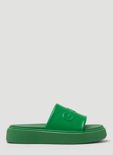 GANNI VEGEA™ Slides Green gan0249046