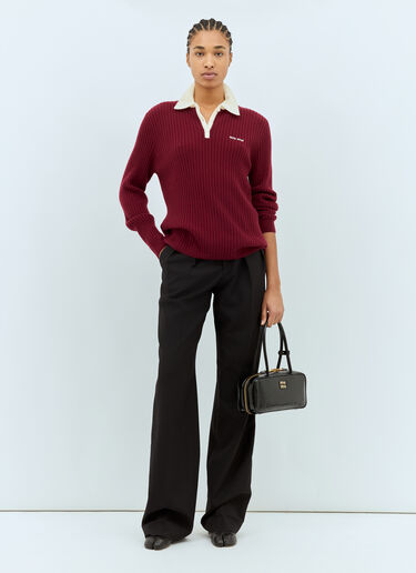 Beau Naplak Patent Leather Shoulder Bag Miu Miu Beau Naplak Patent Leather Shoulder Bag Black miu0259031