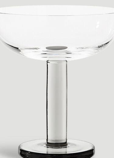 Tom Dixon Set of Two Puck Coupe Glass Grey wps0644109