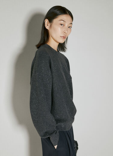 クリスタルセーター Alexander Wang クリスタルセーター グレー awg0253056
