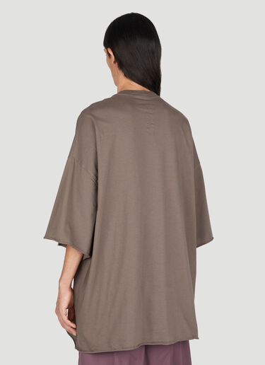 Rick Owens トミー T オーバーサイズ T シャツ ブラウン ric0153017