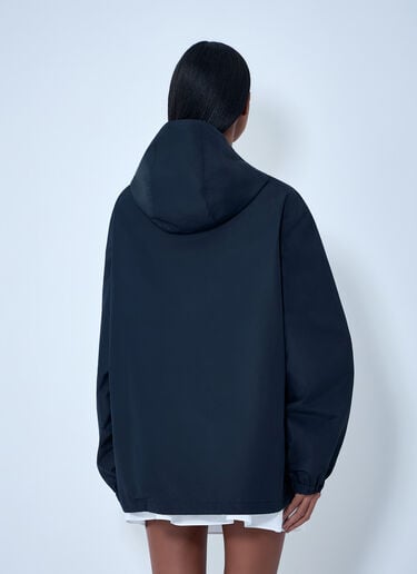 Miu Miu Hooded Zip Jacket Blue miu0263062