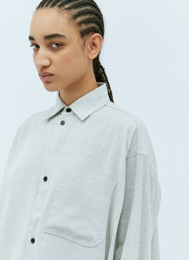 Jacquemus La Chemise Poche Shirt Grey jac0256023