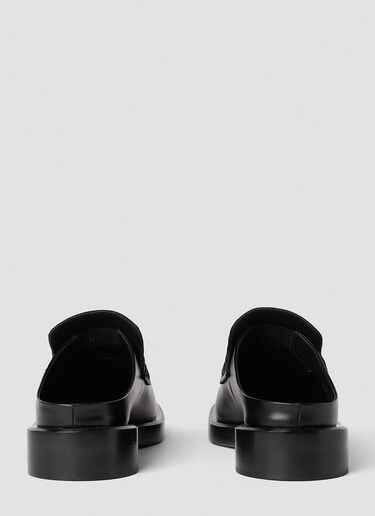 Versace 方头乐福鞋 黑色 ver0152023
