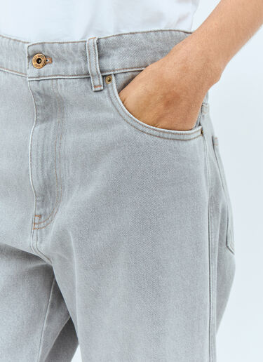 Miu Miu Faded Jeans Grey miu0258063