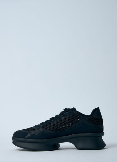 Prada Logo Plaque Sneakers Black pra0260027