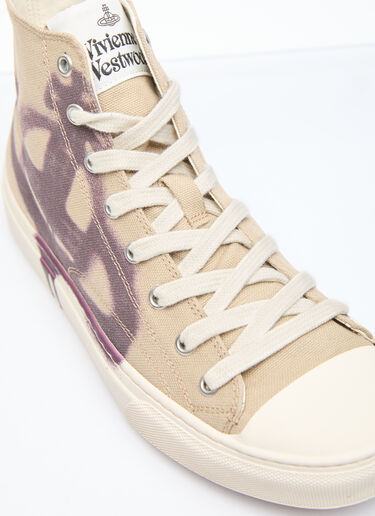Vivienne Westwood Plimsoll High-Top Sneakers Beige vvw0156013