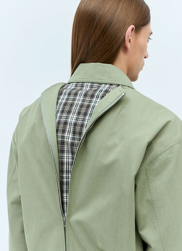 Bottega Veneta Light Cotton Twill Jacket Green bov0157006