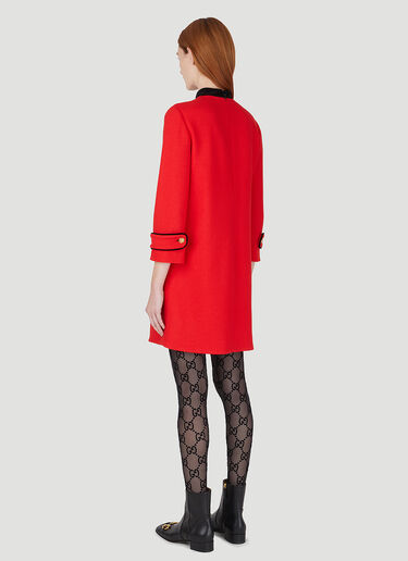Gucci Retro Tweed Dress Red guc0247014