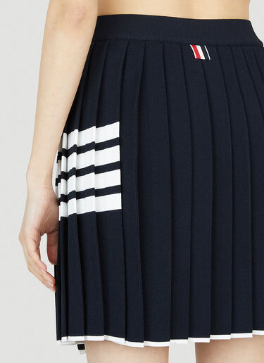 Four Bar Pleated Skirt Thom Browne Four Bar Pleated Skirt Blue thb0251015