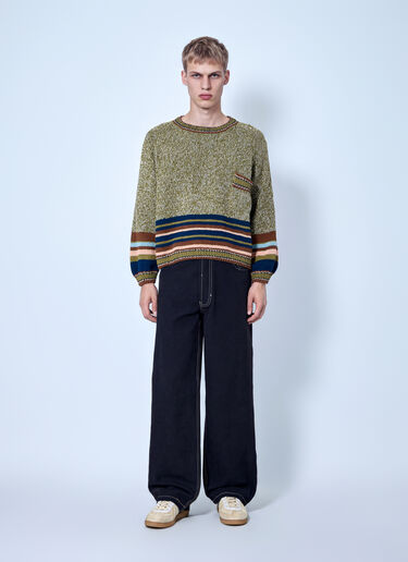 Story Mfg. Mountain Fern Bulb Knit Jumper Green mfg0166008