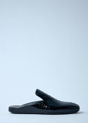 Bottega Veneta Roma Leather Mules Black bov0159015