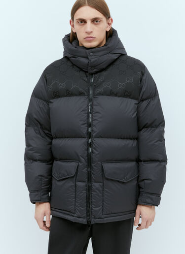 Gucci GG Inserts Down Jacket Black guc0155034