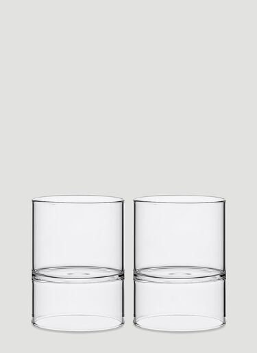 Fferrone Design Set Of Two Revolution Rocks and Martini Glass Transparent wps0644554