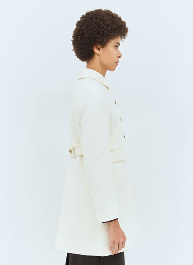 Gucci Wool Coat Cream guc0257024