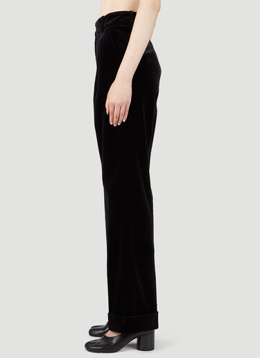 Gucci High Waist Velvet Pants Black guc0251173