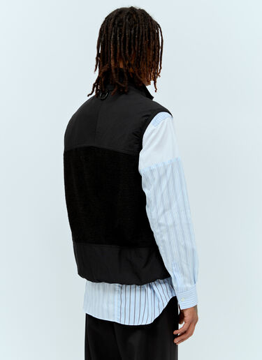 Comme des Garçons Homme 抓绒背心 黑色 cdh0154008