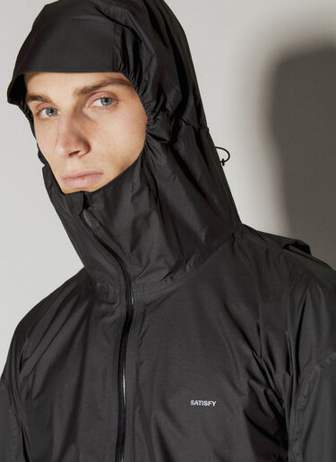 Satisfy Pertex® 3L Fly Rain Jacket Black sat0155010