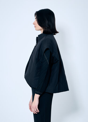 Pleats Please Issey Miyake Quilted Vest Black plp0259006