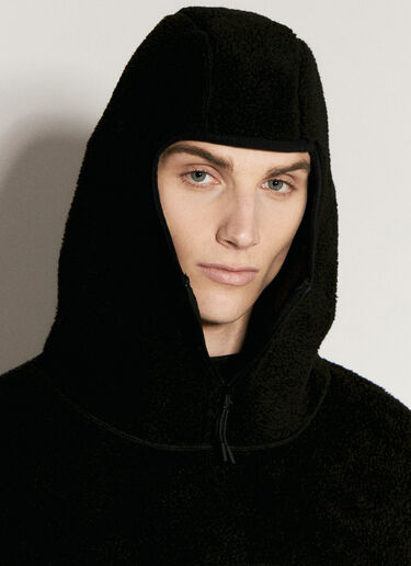 Entire Studios Fluffy Fleece V2 Hooded Sweatshirt Black ent0156008