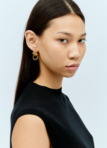 Panconesi Ring Hoop Earrings Gold pcn0354006