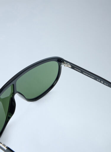 Toteme Shield Aviator Sunglasses Black tot0265046