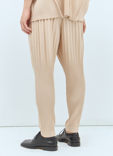 Homme Plissé Issey Miyake エイプリルプリーツパンツ  ベージュ hmp0157003