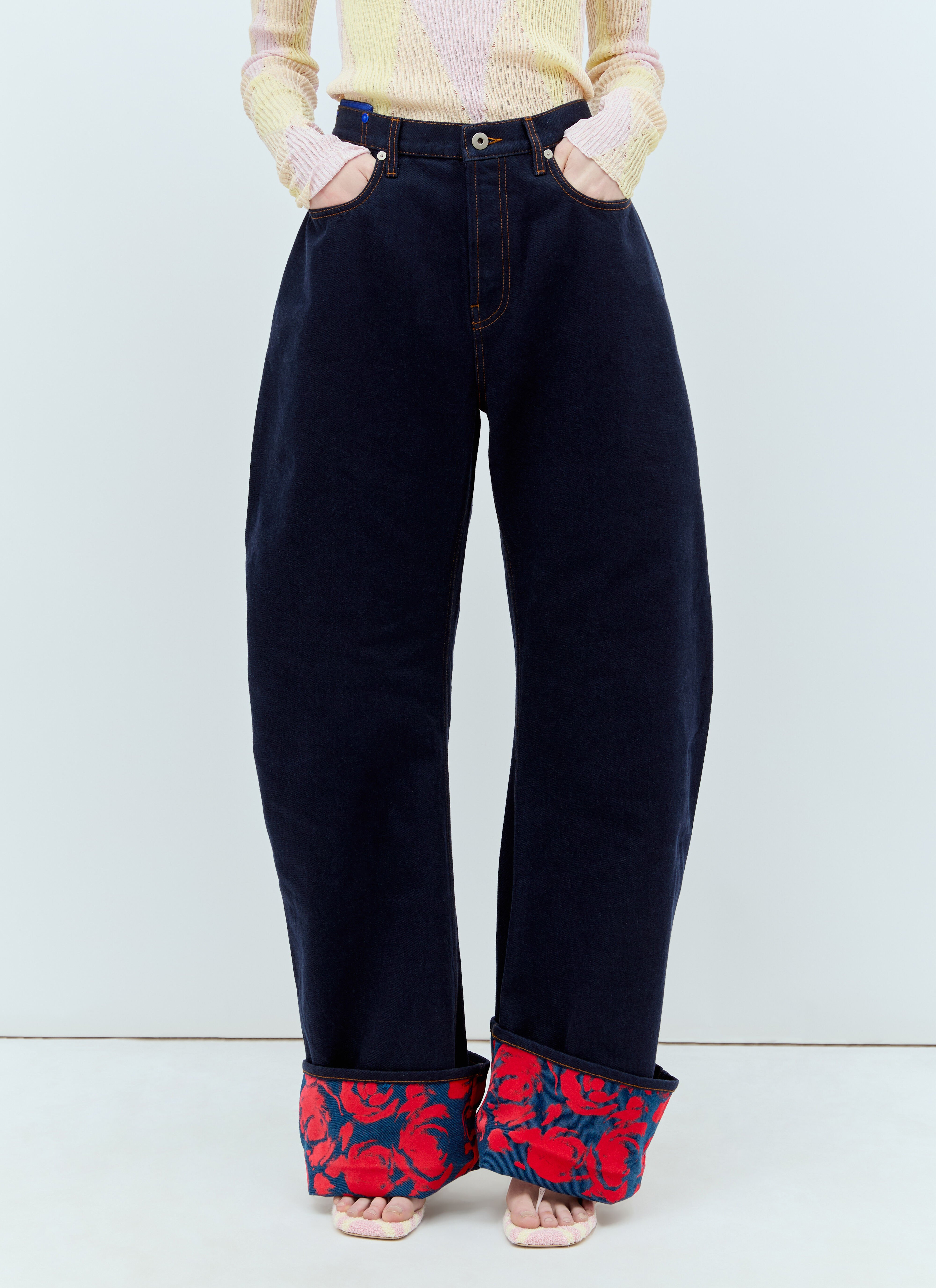 Our Legacy Rose Cuffs Heavyweight Jeans Blue our0257008