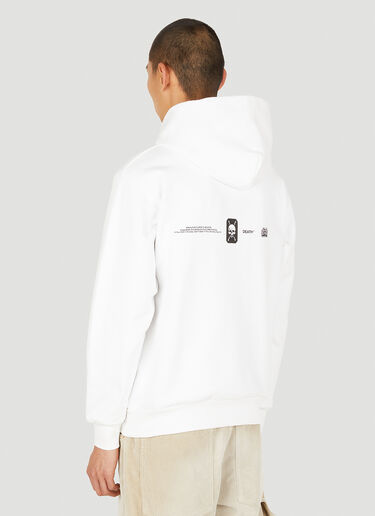 Death Cigarettes Louvre Hooded Sweatshirt White dec0146009