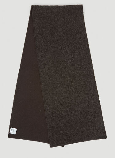 Logo Knit Scarf Acne Studios Logo Knit Scarf Brown acn0150085