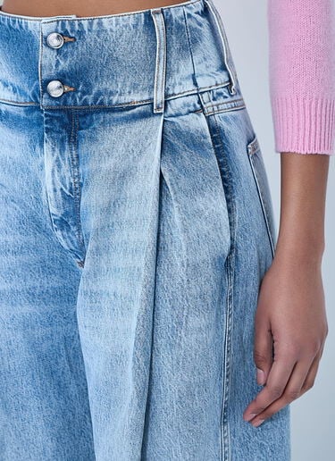 Sportmax Wide-Leg Denim Trousers Blue spx0264060