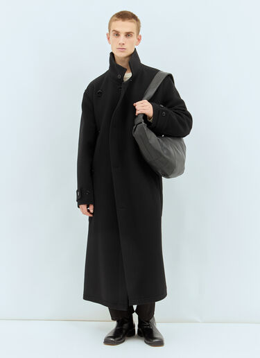 Lemaire Large Croissant Crossbody Bag Black lem0358001