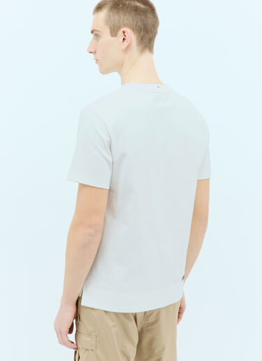 Moncler Grenoble 徽标贴花 T 恤 白色 mog0155008