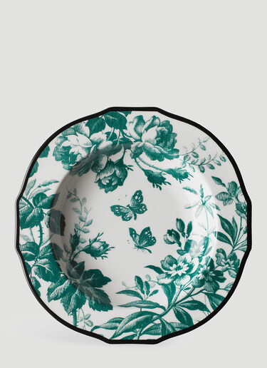 Gucci Set of Two Herbarium Soup Bowl Green wps0638363