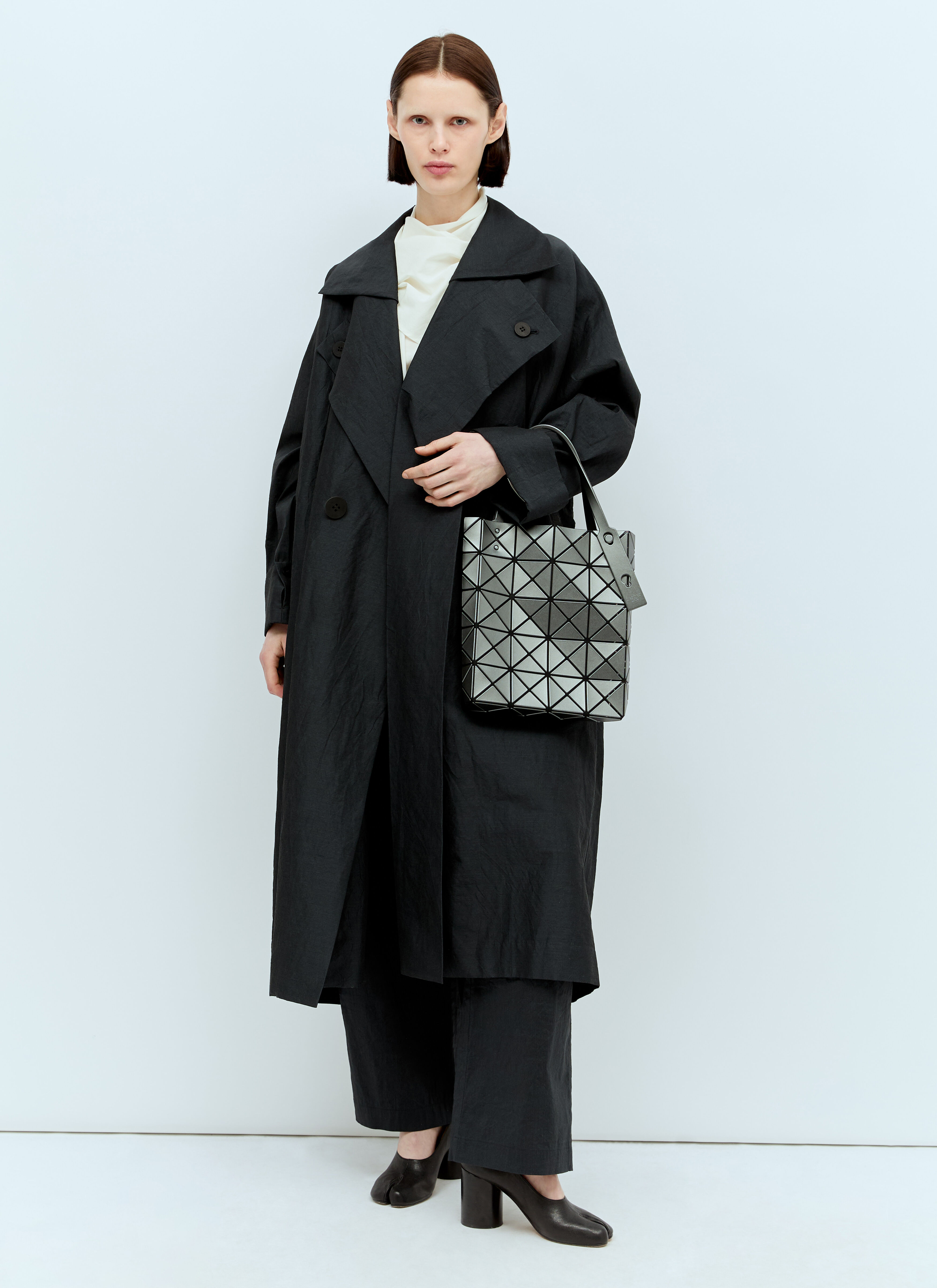 Bao Bao Issey Miyake Women's' Lucent Boxy Tote Bag in Grey | LN-CC®