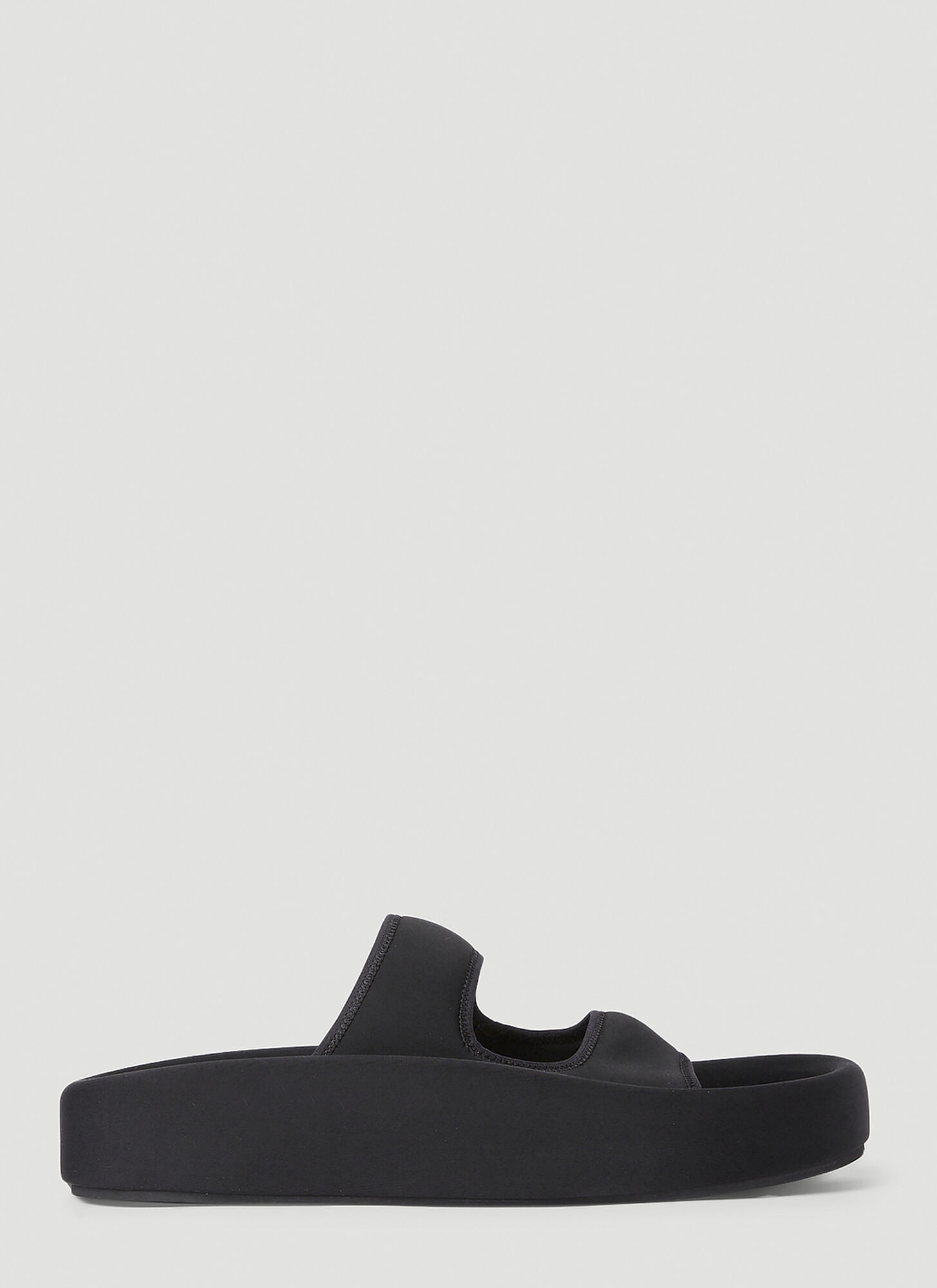 Mm6 Maison Margiela Twin Strap Slides Male Black