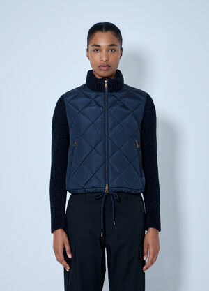 Moncler Diamond Quilted Jacket Navy mon0265105