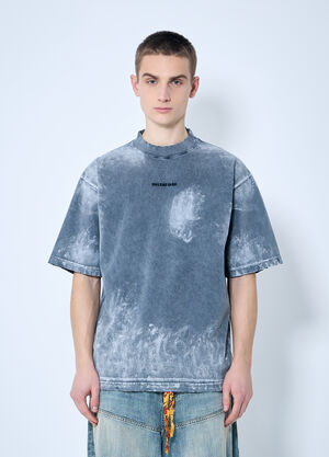 Balenciaga Logo Print T-Shirt Black bal0159011