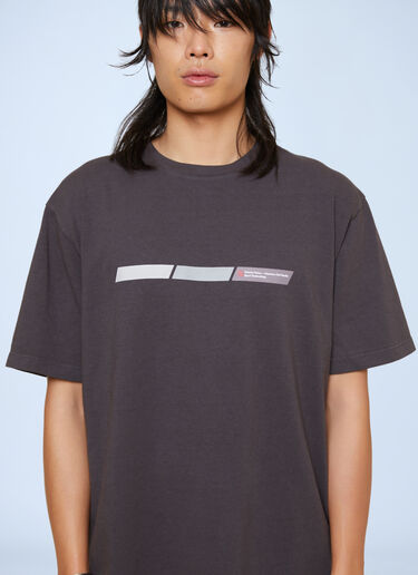 Logo Motif T-Shirt District Vision x Massimo Osti Logo Motif T-Shirt Black dtm0163004