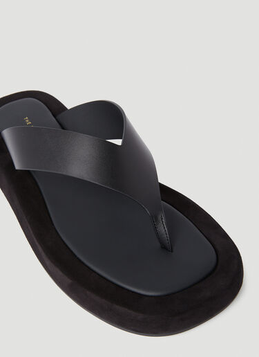 The Row Ginza Sandals Black row0251029