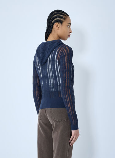 Our Legacy Compact Hooded Cardigan Blue our0260018