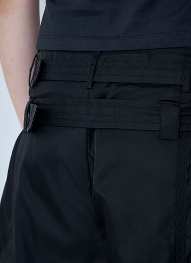 GANNI Duchesse Cargo Pants Black gan0260013