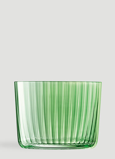 Set of Four Gems Tealight Holders LSA International Set of Four Gems Tealight Holders Green wps0670035