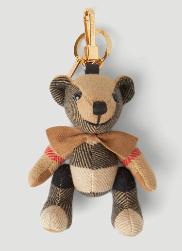 Burberry Thomas Bear with Bow Tie Keyring Beige bur0249061